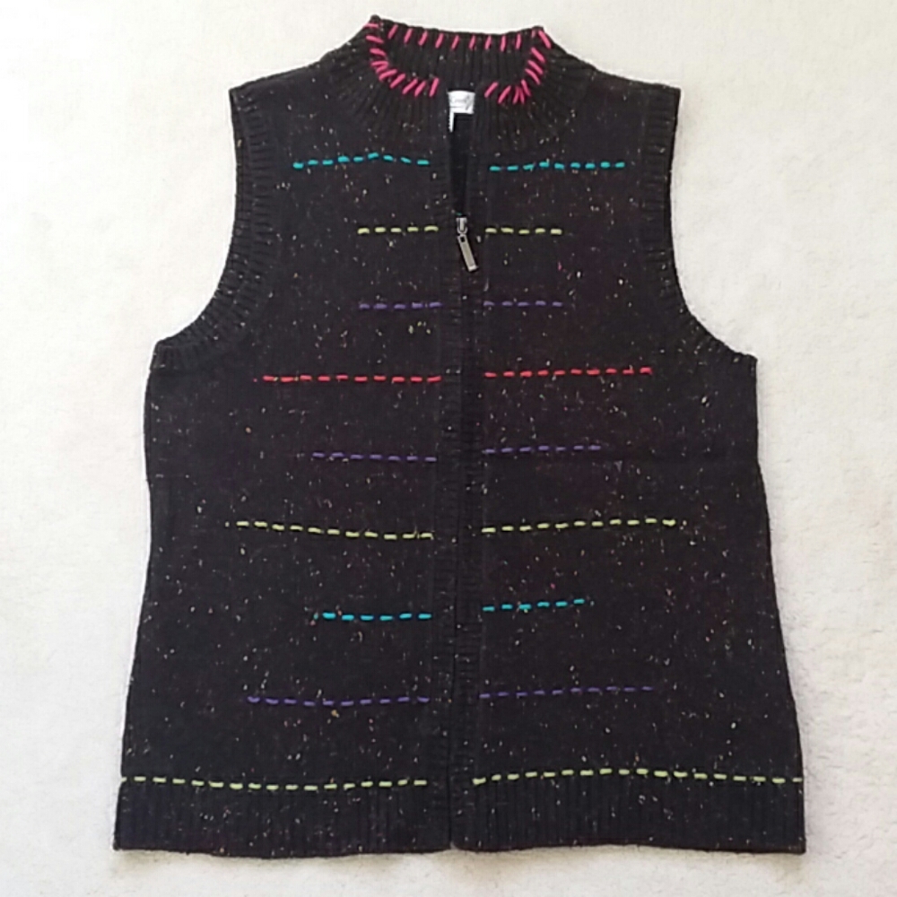 Zip up sweater vest ***3 for $10***